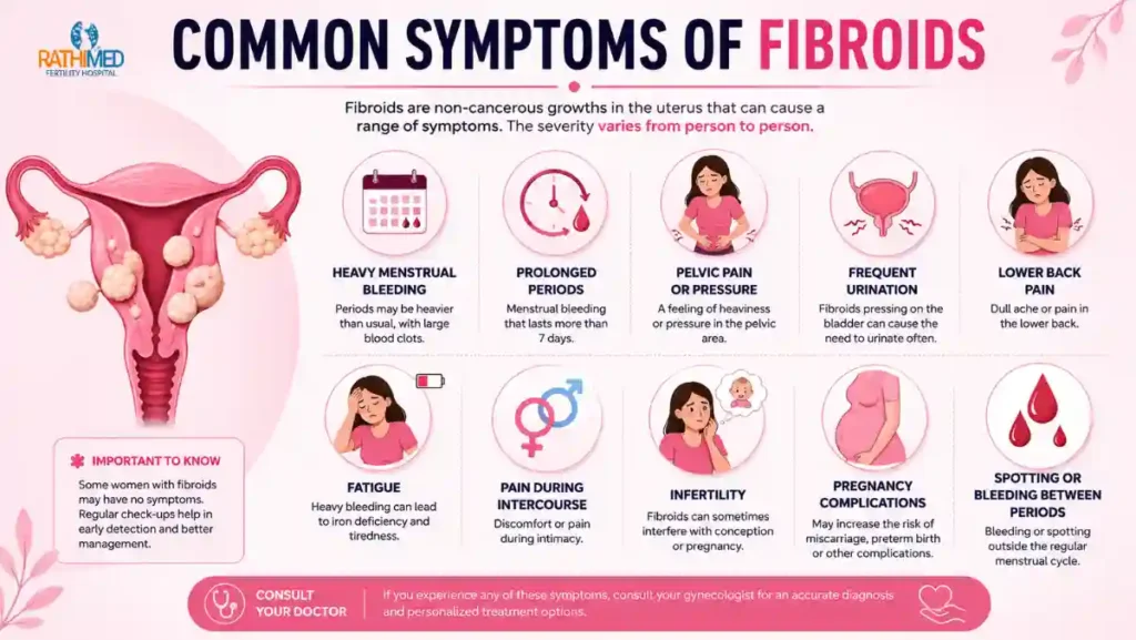 Common Symptoms of Fibroids