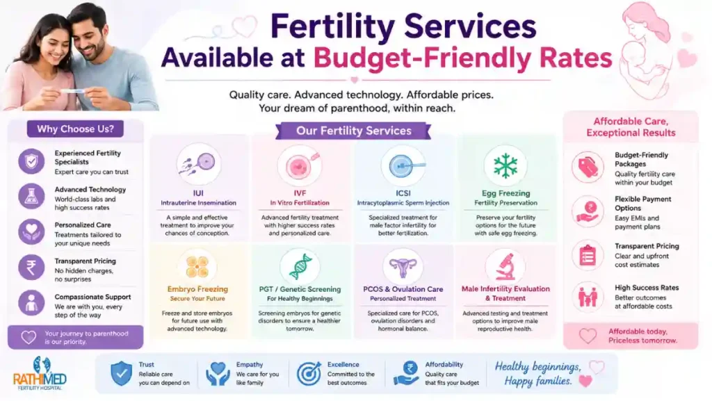 Fertility Services Available at Budget-Friendly Rates