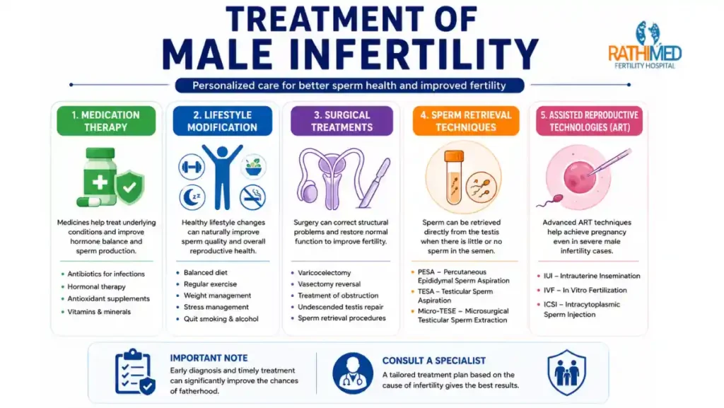 Treatment of male infertility